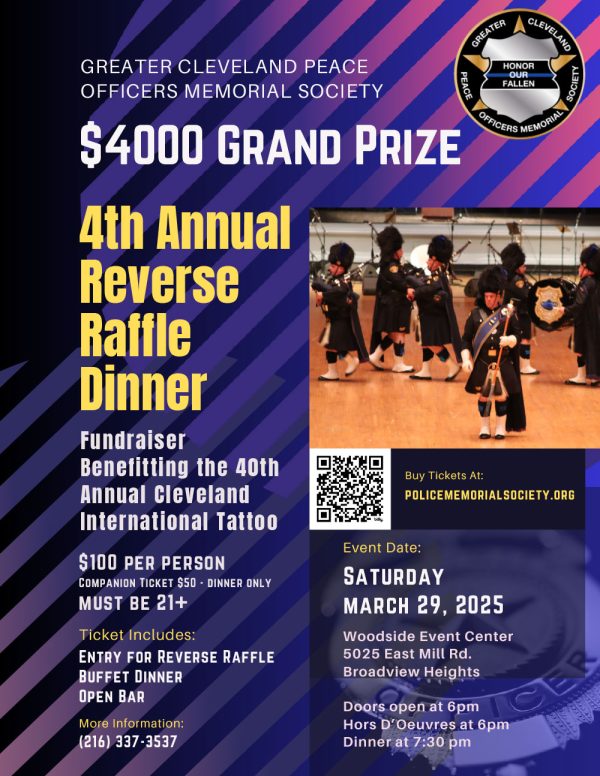 March 29, 2025 Reverse Raffle Benefit Dinner